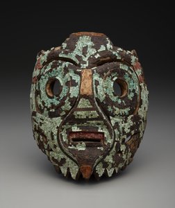Maske, möglicherweise von Tlaloc, ca. 1350-1521