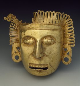 Pektorale Maske, Spätpostklassische Periode, ca. 1350-1521