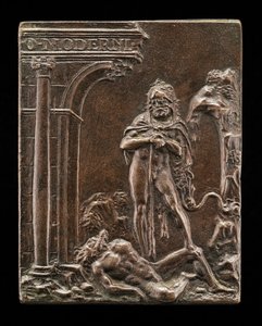 Herkules triumphiert über Antäus von Moderno