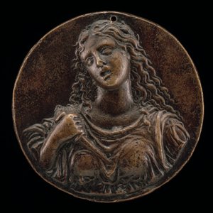 Lucretia ersticht sich selbst, spätes 15. - frühes 16. Jahrhundert von Moderno