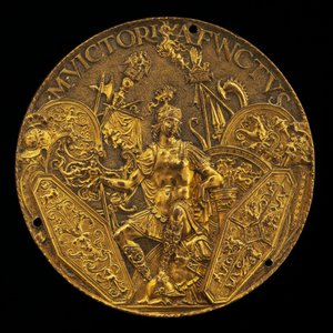 Mars umgeben von Trophäen, spätes 15. - frühes 16. Jahrhundert