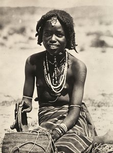 Cunama-Mädchen, 09.05.1936 von Modestino Baldinetti