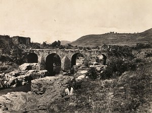 Portugiesische Brücke in Gondar, Äthiopien, 09/05/1936 von Modestino Baldinetti