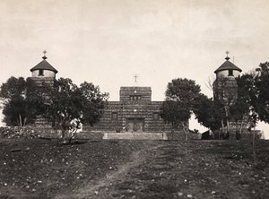 „Ein Imperium aufbauen“ im faschistischen Zeitalter: eine abessinische Kirche von Asmara, 09.05.1936 von Modestino Baldinetti