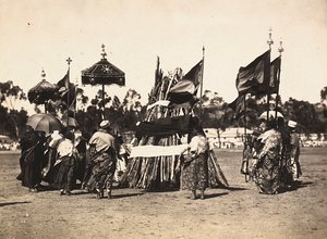 „Ein Imperium aufbauen“ im faschistischen Zeitalter: Fest, der damerà, 09/05/1936 von Modestino Baldinetti
