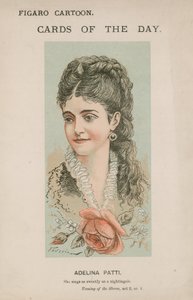 Adelina Patti, sie singt so süß wie eine Nachtigall von Modesto Faustini