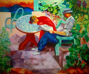Siesta in Saint-Tropez (Kisling mit Renée)