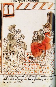 Die Vermehrung der Israeliten in Ägypten. Der Codex Choumach Bilder-Pentateuch von Moses dal C