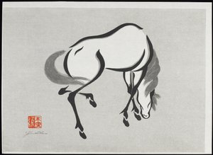 Pferd (A) von Mokuch? Urushibara