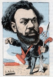 Porträt von Clovis Hugues (1851-1907), französischer Dichter und Politiker von Moloch