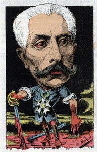 Porträt von Gaston Alexandre Auguste De Galliffet, französischer General von Moloch