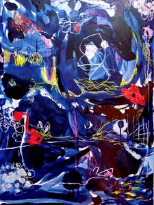 Dynamische Blaue Abstraktion