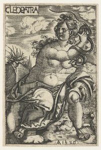 Kleopatra mit Schlange