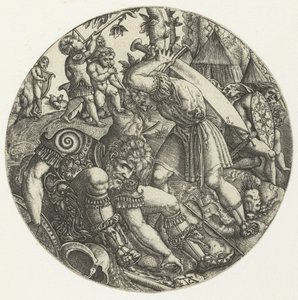 David und Goliath von Monogrammist AC