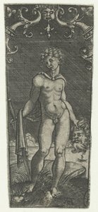 David mit dem Kopf von Goliath