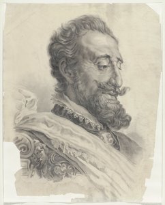 Männerkopf mit Bart, nach rechts (Bellegarde) von Monogrammist AC
