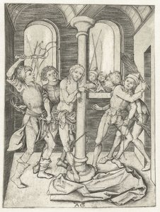 Geißelung von Christus von Monogrammist AG
