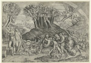 Berg Parnassus, gewidmet Apollo und den Musen