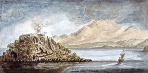 Die Martinique. Ansicht von Fort Francais, ca. 1810-1815