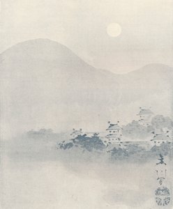 Abendnebel im Tal, um 1801 von Mori Sosen