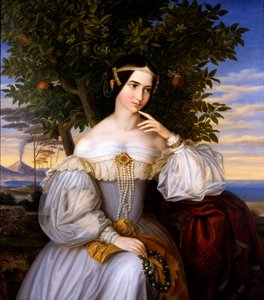 Hochzeitsporträt von Charlotte de Rothschild, 1836