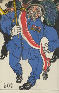 Weihe der Farben Fahnenweihe, 1911 von Moritz Jung