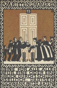 Varieté-Nummer 12: Einer für alle, alle für einen oder ein Blick durch das Schlüsselloch