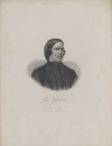 Porträt des Komponisten Robert Schumann
