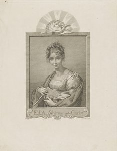 Porträt der Schauspielerin Friederike Schirmer, geb. Christ, um 1830