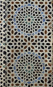 Bou Inania Madrasa, Zellij-Fliesenarbeit, 14. Jahrhundert
