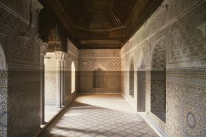 Innenansicht der Kasbah von Thamiel Glaoui