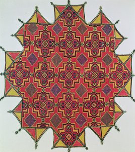 Textil mit geometrischem Muster