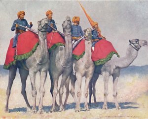 Kamelreiter aus Alwar, 1903 von Mortimer L Menpes