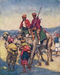 Kamele aus Mysore, 1903 von Mortimer L Menpes