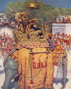 Der Staatseintritt: Ein angesehener Maharadscha, 1903 von Mortimer L Menpes