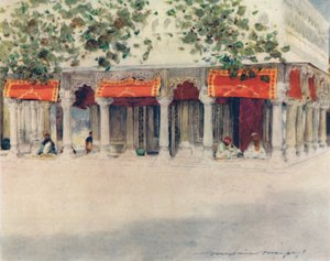Ein Bara Durri in Delhi, 1905 von Mortimer Ludington Menpes