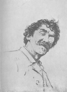 Porträtstudie, ca. 1880, 1904