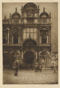 Fassade der Scuola di San Marco, Venedig von Mortimer Menpes