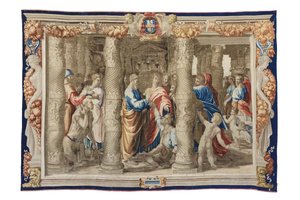 St. Peter heilt den Krüppel von Mortlake Tapestry Manufactory