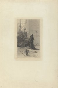 Kniender Chorknabe von Mosè di Giosuè Bianchi