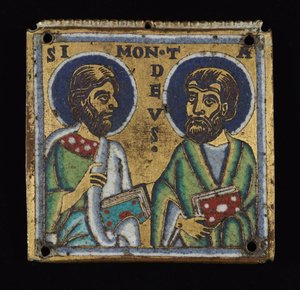 Plakette: Simon und Thaddäus, ca. 1160