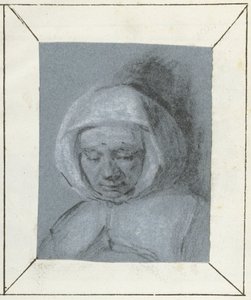 Studie eines Frauenkopfes von Moses Ter Borch