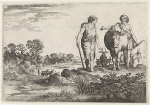 Argus bittet Merkur, bei ihm zu bleiben von Moyses van Wtenbrouck