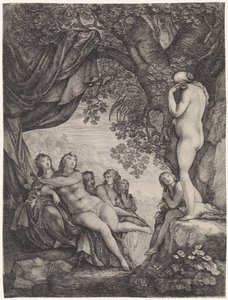 Diana entdeckt die Schwangerschaft von Callisto von Moyses van Wtenbrouck