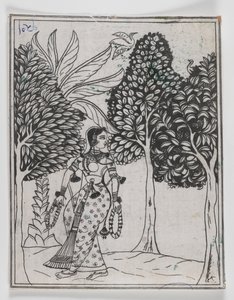 Kamod Ragini, 1605-1610 von Mughal School
