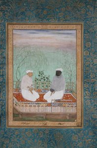 Porträts von zwei Grundbesitzern, Rai Bharo und Jassa Jam von Gujarat von Mughal School