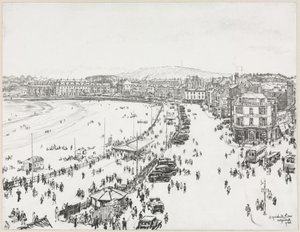 Weymouth und entferntes Portland von Muirhead Bone
