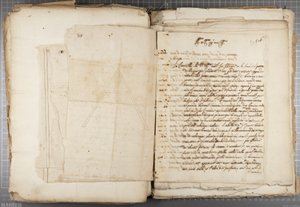 Portfolio von Zeichnungen von Mutio Oddi aus Urbino und anderen, S.116, ca. 1635-40