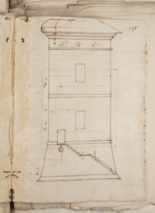 Portfolio von Zeichnungen von Mutio Oddi aus Urbino und anderen, S.119, ca. 1635-40
