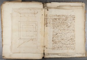 Portfolio von Zeichnungen von Mutio Oddi aus Urbino und anderen, S.120, ca. 1635-40